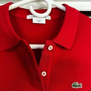 Women's Lacoste Polo Shirt in Size 38